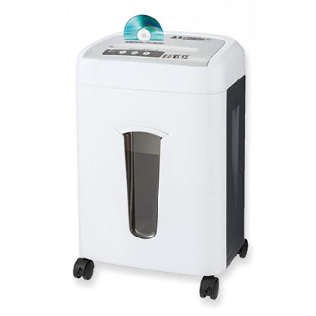 アスカ(Asmix) マイクロクロスカットシュレッダー S62MC-N ホワイト　最大細断枚数12枚 ダストボックス32  CD/DVD切断可