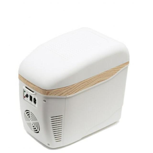 【在庫有・即納】マリン商事 コンパクト冷温庫 ひえぽか ホワイト EL-40112 DC/AC電源 車載 アウトドア 車内 小型 保冷温庫