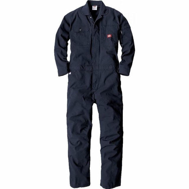 限定版 Dickies (ディッキーズ) ストレッチオックスツナギ ネイビー M