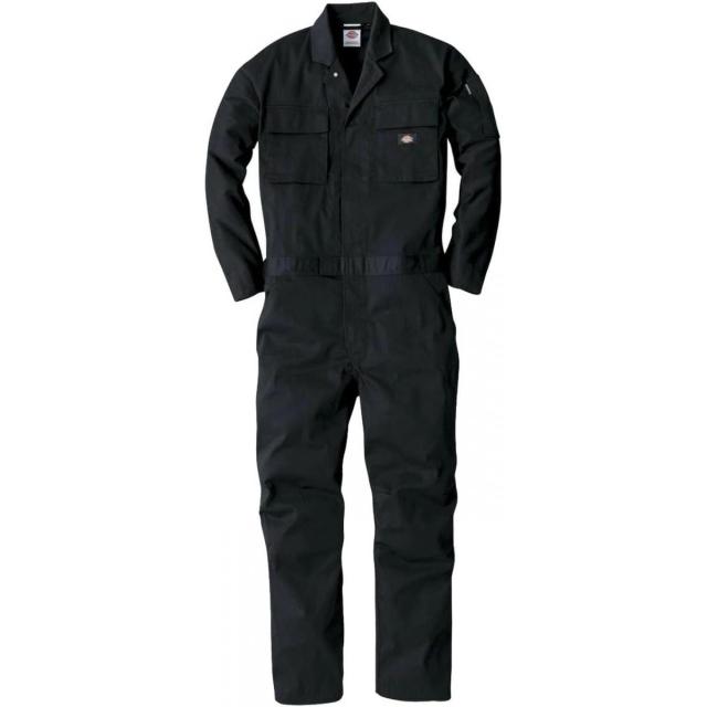 コーコス ディッキーズ Dickies T/Cストレッチツナギ LL ブラック LLD-766 作業服 作業着 長袖 メンズ レディース つなぎ 作業衣料 7,128円