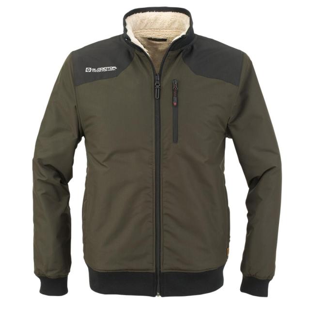 コーコス信岡 GLADIATOR リバーシブル 防寒 ジャケット アーミー ベージュ L G-9901 防風 保温性 オックス ボアフリース 胸ポケットの通販は 5,220円