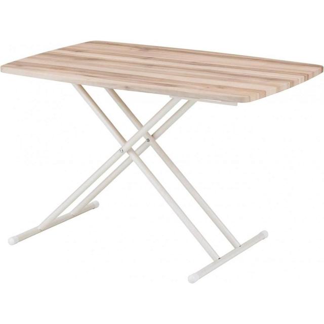 【在庫有・即納】 武田コーポレーション ビンテージ調 昇降できるマルチテーブル 90×60×59 VNA ビンテージナチュラル 昇降式