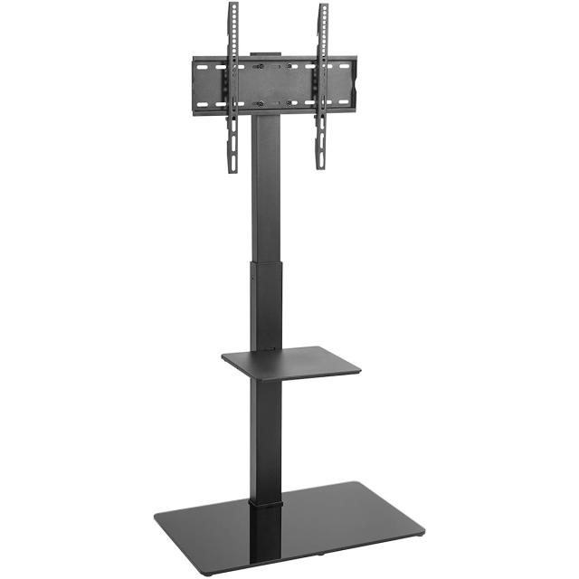 武田コーポレーション 壁寄せＴＶスタンド N1-KTVL65BK　32〜55型対応/液晶テレビ/角度調節/高さ調節