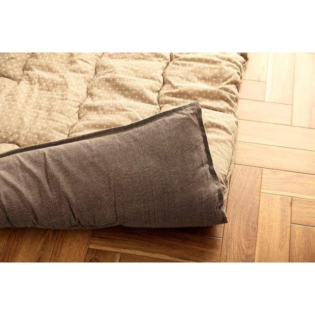 i】【代引不可】 イケヒコ こたつ布団 掛 長方形 205×285cm ベージュ