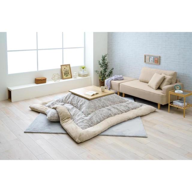 I】【代引不可】イケヒコ こたつ 掛け布団 ブラン アイボリー 205