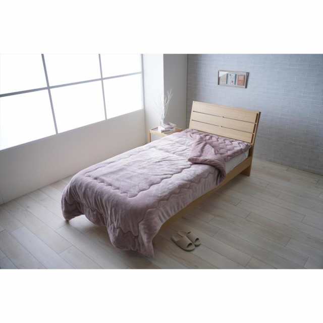 【i】【代引不可】 イケヒコ わた入り 毛布 ヴァルム シングル ピンク 140×200cm フランネル 洗える 冬 あったか 掛布団 寝具 【北海道・沖縄・離島不可】の通販は