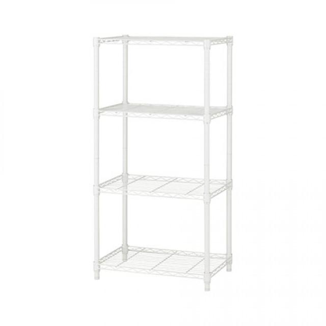 ドウシシャ エリソン スチールラック ルミナス ラテ 幅60cm 4段