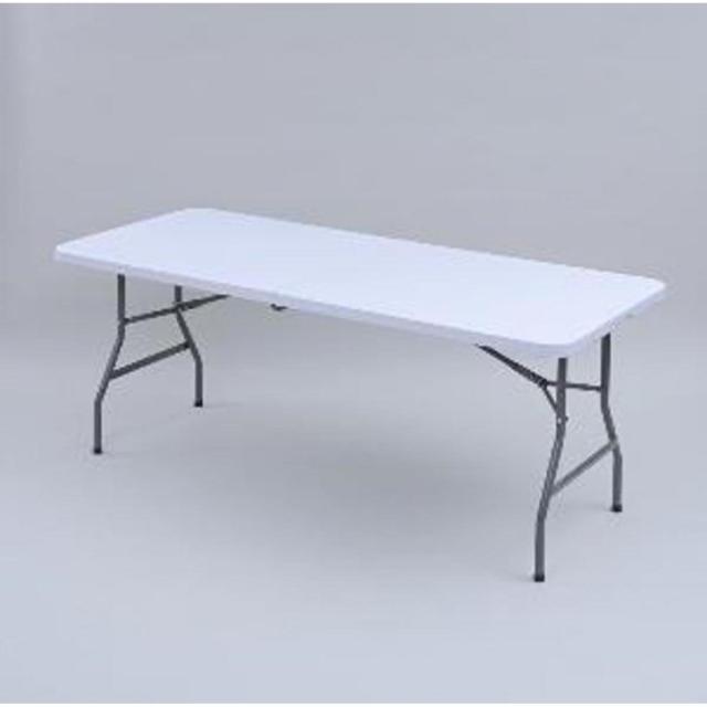 山善 YAMAZEN フォールディングテーブル 幅180cm×奥行75cm×高さ73cm