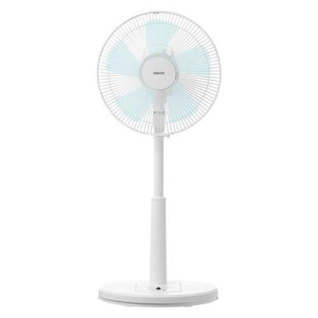 【在庫有・即納】扇風機 リモコン付き 風量3段階 切タイマー リズム風 30cm ホワイト YAMAZEN YLR-AG307(W)