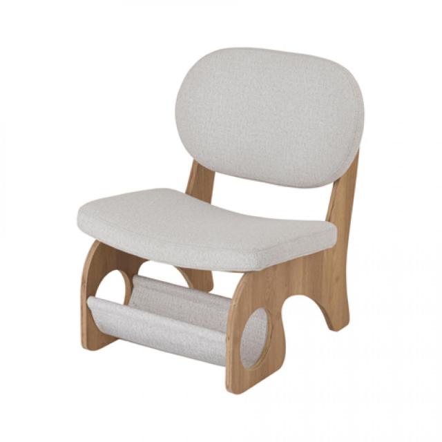 ドウシシャ ハンモック付き 穴あき チェア アイボリー ANIC-IV 椅子 室内 ペット 猫 ハンモック チェア 家具