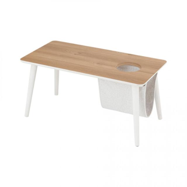 ドウシシャ ハンモック付き 穴あきテーブル ANIT-NA ナチュラル 猫 猫飼い 穴開き テーブル ローテーブル 座卓 ペット 家具 ペット家具