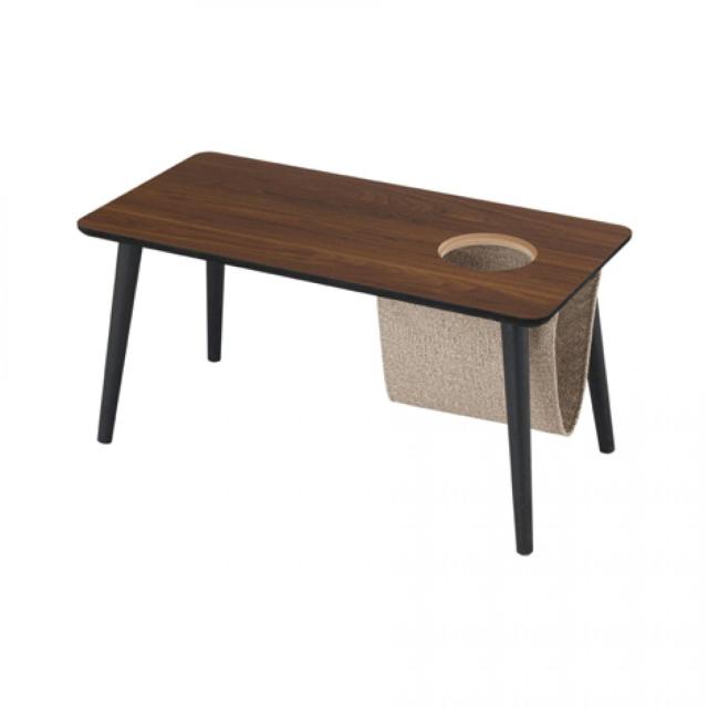 ドウシシャ ハンモック付き 穴あきテーブル ANIT-BR ブラウン 猫 猫飼い 穴開き テーブル ローテーブル 座卓 ペット 家具 ペット家具