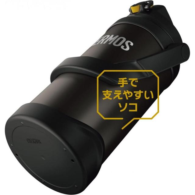 サーモス THERMOS 水筒 大容量 真空断熱 スポーツジャグ 3L ブラック FJQ-3000 BK スポーツドリンク対応 保冷専用 ワンタッチ 通学 部活_3