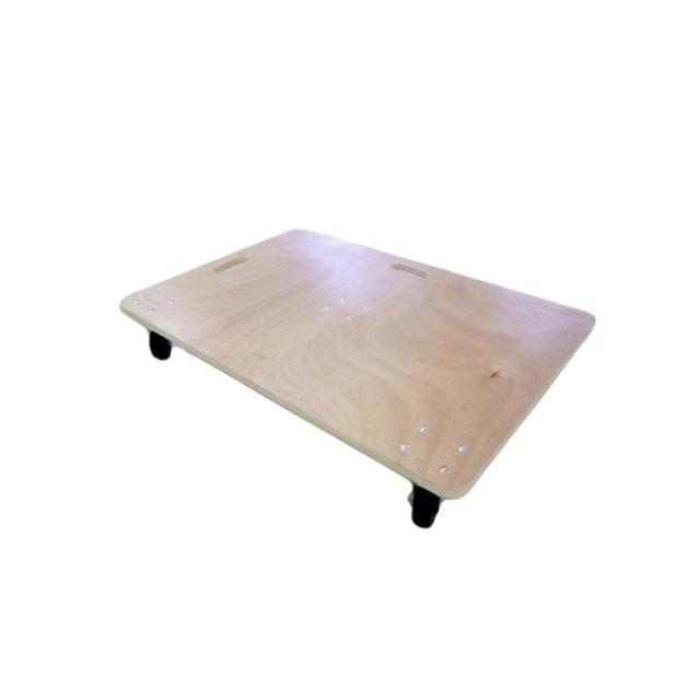 シンセイ 木製平台車 900×600 GTC-33 耐荷重100kg 持ち手穴付き 木平 平台車