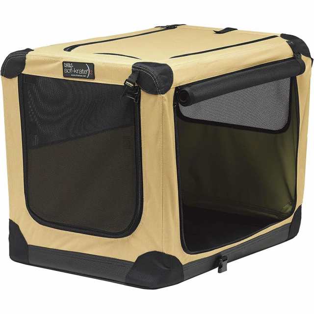 Tetra クレート ファーストラックス FIRSTRAX ソフ-クレート n2 ベージュ Lサイズ 18.1kgまで ペット用 犬 猫 旅行 防災 お出かけの通販は