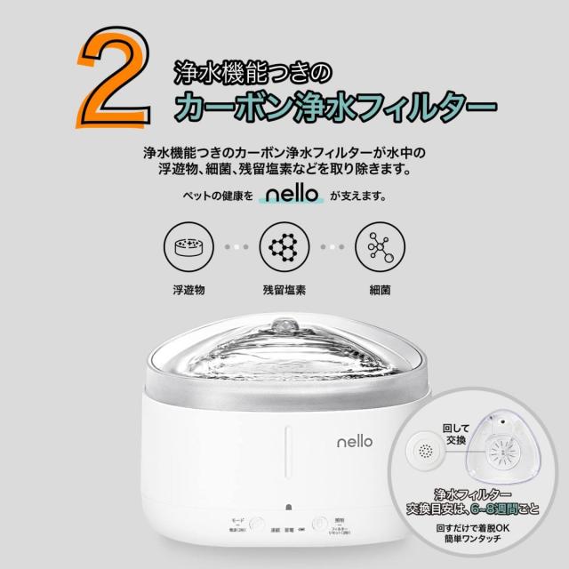 Ｈａｒｕ　充電式コードレス給水器ｎｅｌｌｏ　ＫＳ−ＢＳ１５０　犬 猫 ペット 給水器_2