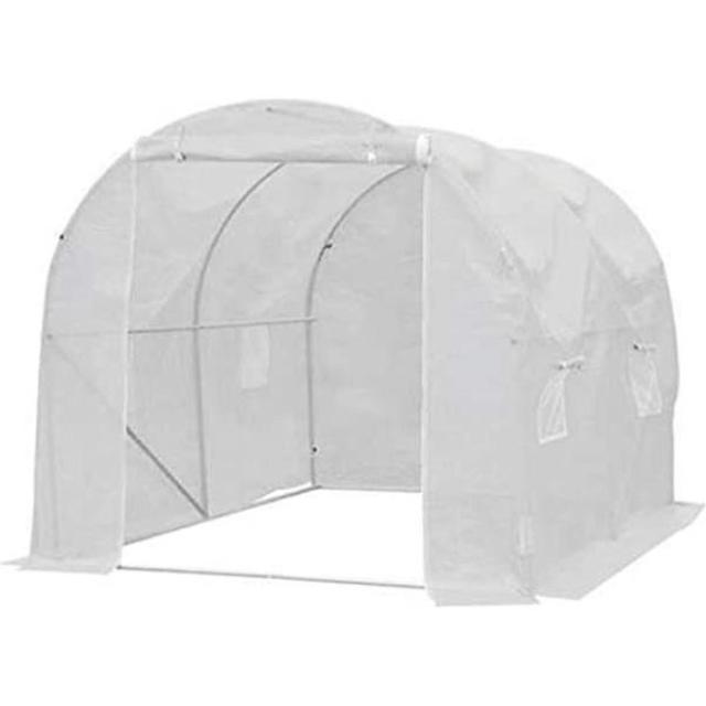 シンセイ 組み立て式 小型ハウス 2m×2m 約1坪 高さ2m 家庭用菜園 ハウス 園芸 農業 簡易ガレージ