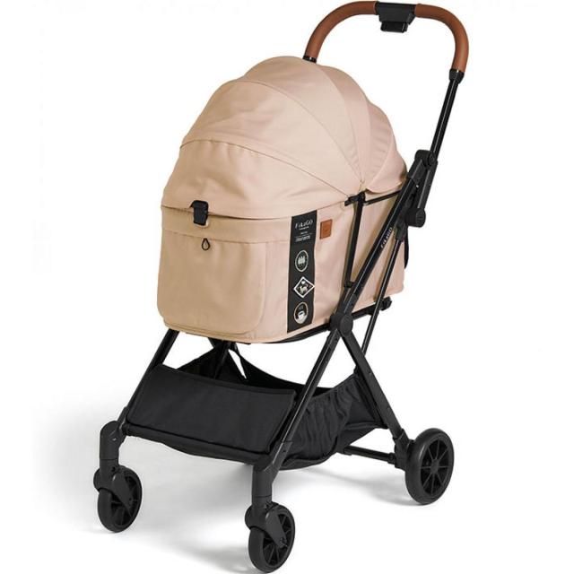 【在庫有・即納】Compet コムペット FikaGO FREE TO GO2 フィカゴー フリートゥーゴーツー ベージュ　ペットカート バギー コンパクト 軽量 コンビの通販は 27,157円