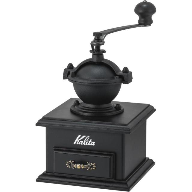 Kalita カリタ 42203 クラシックミル ＢＫ ブラック 手挽き 挽き目調整 アルミニウム製グラインダー コーヒー