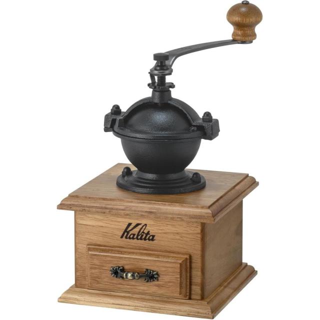 Kalita カリタ 42205 クラシックミル ＢＲ ブラウン 手挽き 挽き目調整 アルミニウム製グラインダー コーヒー