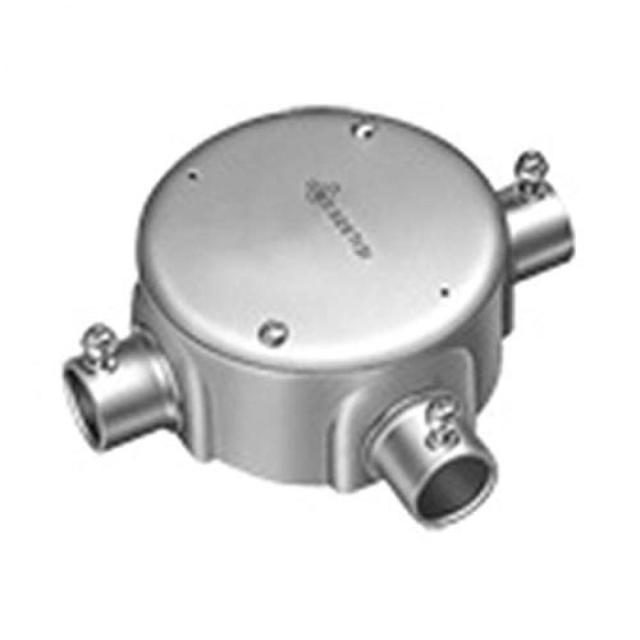 パナソニック(Panasonic) ねじなし丸型露出ボックス 3方出 DS67191Kの通販はその他DIY工具