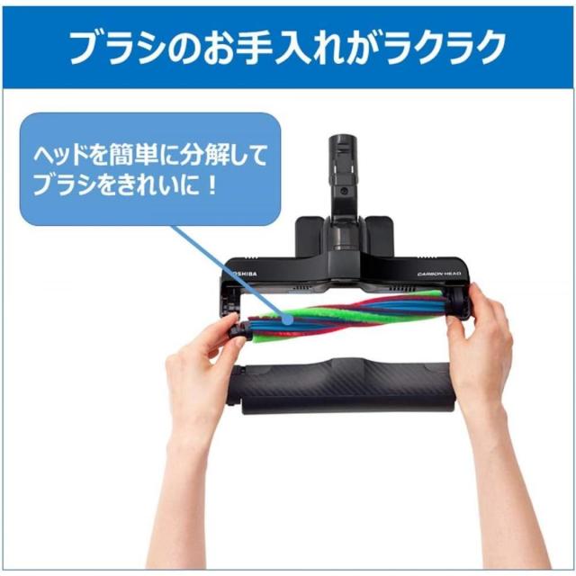 【在庫有・即納】TOSHIBA 東芝 紙パック式クリーナー コード式 VC-PH9-R グランレッド キャニスター型 自走ヘッド 掃除機 クリーナー 軽量 コンパクト_5