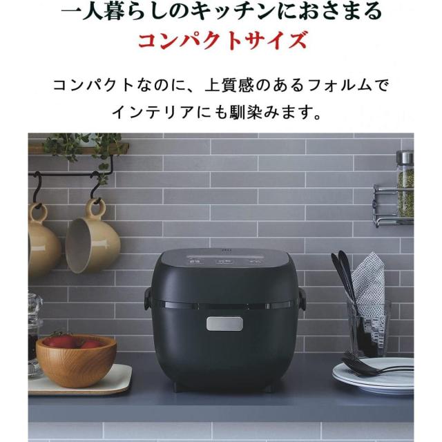 【在庫有・即納】炊飯器 タイガー魔法瓶(TIGER) 3合 マイコン 極うまメニュー 冷凍ごはんメニュー 炊きたて JBS-B055KL メタルブラック_3