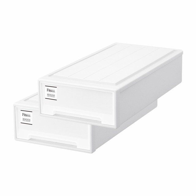 天馬(Tenma) フィッツケース モノ スリム 2個セット【通販限定】　クローゼット収納/収納ケース/押入れ収納/衣装ケース/衣類収納 6,246円