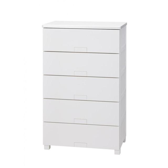 天馬 フィッツチェスト フルフラット 6505 ホワイト サイズ(約)：幅65×奥行41×高さ105cm