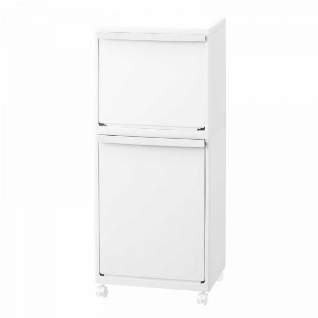 天馬 ホワイトラッシュ 多段分別ペール 40L(浅引出し15L 深引出し25L) WR-3521　分別 ゴミ入れ ごみ箱 キッチン 収納