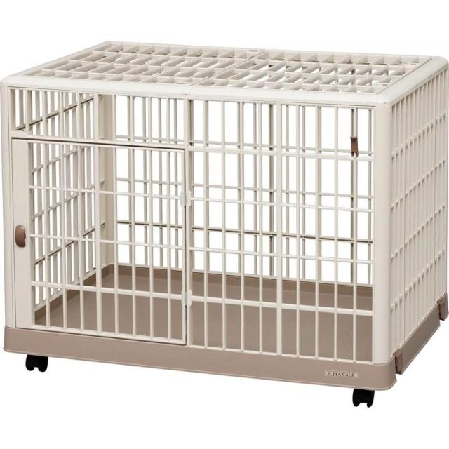 アイリスオーヤマ プラケージ 810 ベージュ / 犬 ケージ 室内 1段 小型犬用 猫 ケージ キャットケージ ペットケージ ルームケージ サークル・ケージ・ゲート・犬小屋