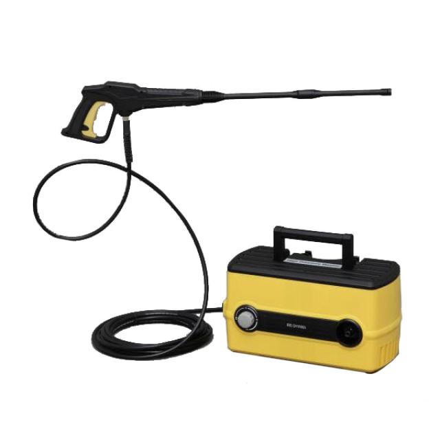 アイリスオーヤマ 高圧洗浄機 FBN-604 イエロー コンパクト 吐出圧力可変機能付 静音モデル 洗車 玄関 ベランダ 洗浄 水道直結