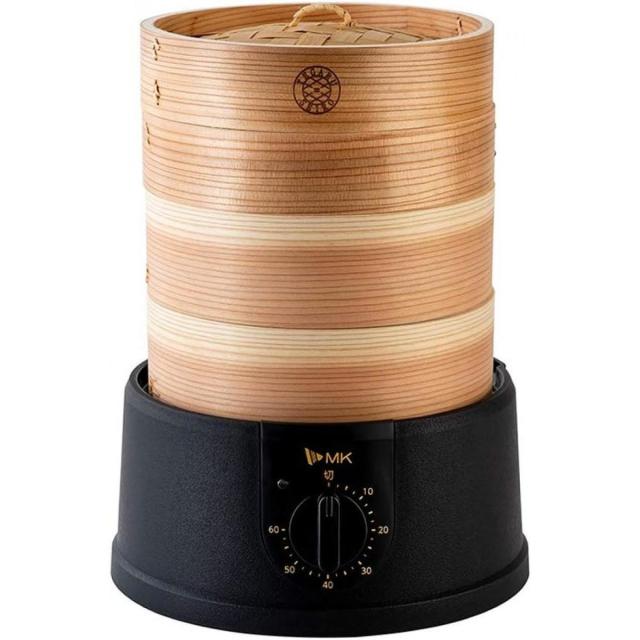 【在庫有・即納】エムケー精工 せいろ 蒸し器 二段 セット 18cm EM-185Kレシピブック付き TEGARU=SEIRO 手軽せいろ