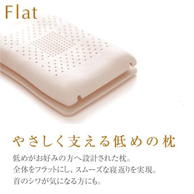 【I】【北海道・沖縄・離島不可】INOAC エアロフロー 低反発まくら フラットタイプ 日本製 イノアック 高さ調整 ムレ軽減 吸水速乾カバー付き【代引不可】_1