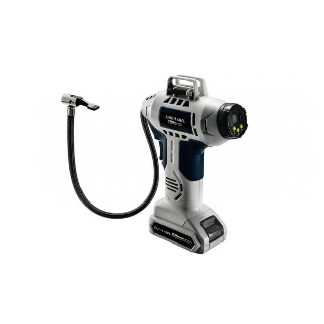 高儀 EARTH MAN 14.4V 充電式 ハンディエアーポンプ AP-144LiA バッテリー1個付 設定圧力オートストップ機能 デジタル表示 アースマン TAKAGI