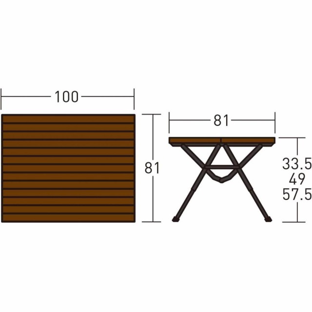 Ogawa(オガワ) アウトドア キャンプテーブル 3 High&Low Table ロング