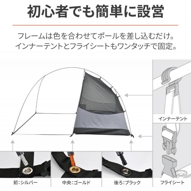 デイトナ Daytona neGla ネグラ オプション品 インナーテント マエヒロドーム/AS用 メッシュインナー 48750 バイク用_4