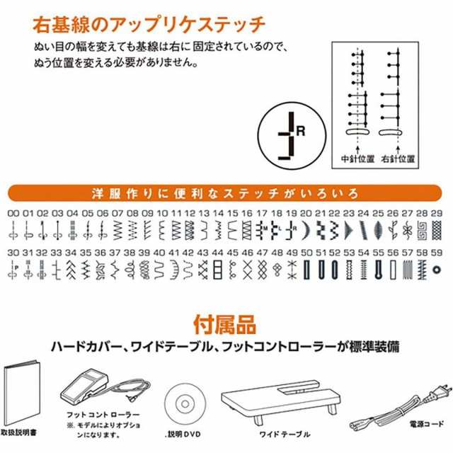 在庫有・即納】 ジャノメ JANOME コンピュータミシン 自動糸調子 自動