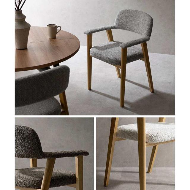 【I】宮武製作所 ダイニングチェア Levo（レヴォ）2脚セット ブラウン CH-C5979-2 お客様組み立て イス ダイニング 家具_2