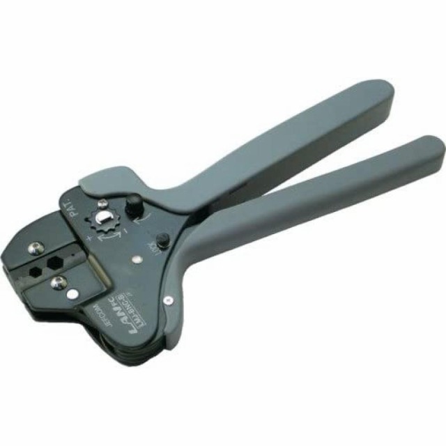 デンサン BNCコネクター圧着工具 LMJ-BNC-A ラチェット機構付 L字グリップ 片手 DENSANの通販は