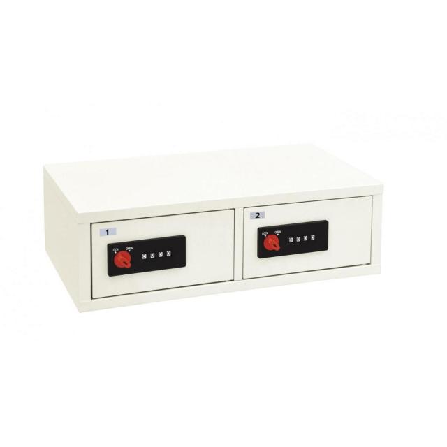 【I】【メーカー直／時間指定不可】【代引き不可】ＥＩＫＯ　貴重品ロッカー　２列１段　２人用　ＬＫ−５０２