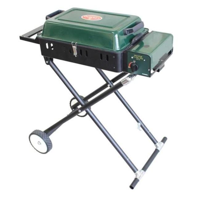 ニチネン カセットガス式BBQグリル QUICKLY(クイックリー)II CBS-333 組立式 タイヤ付き バーベキュー 焼肉 後片づけ楽々 【沖縄・離島不可】
