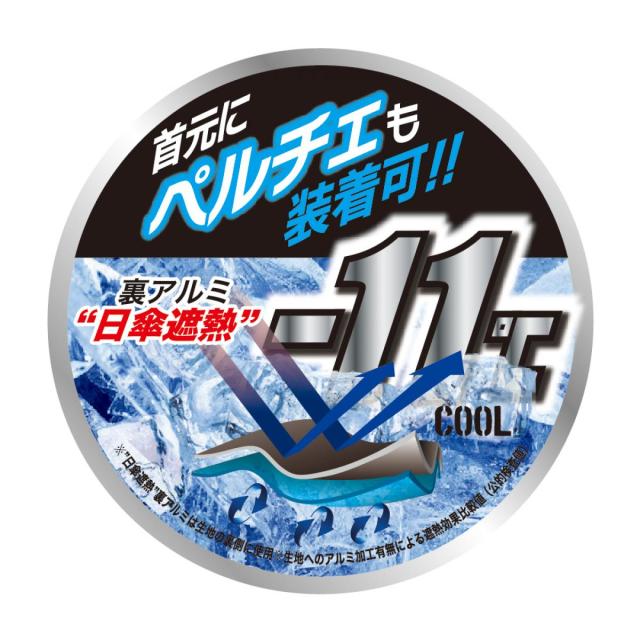 【在庫有・即納】空調ウェア「ベスト×ペルチェ×ファン×バッテリー 4点セット」ネイビー Lサイズ【VOLT COOL×VOLT ICE×GRADIATOR】熱中症対策_1