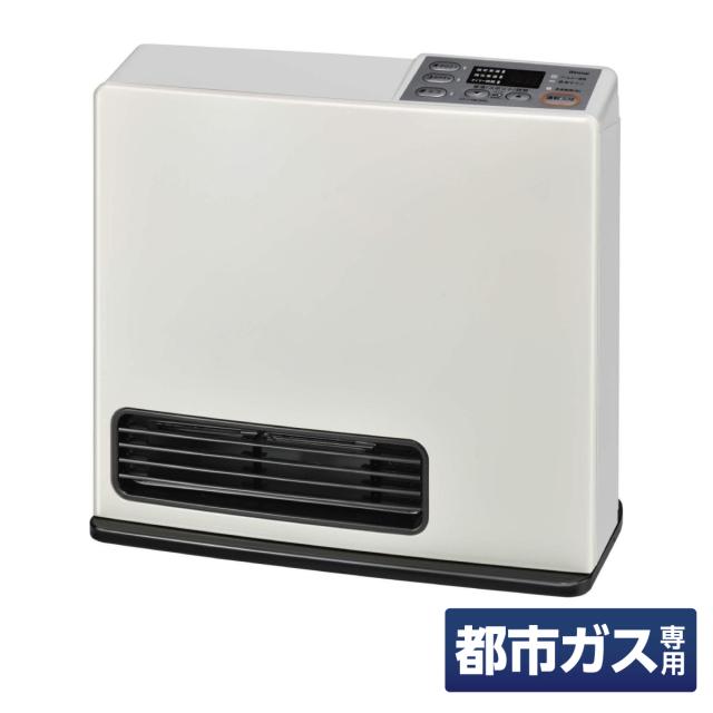 【在庫有・即納】  【北海道・沖縄・離島配送不可】Rinnai リンナイ ガスファンヒーター RC-N206E ホワイト ［都市ガス用 / 木造7畳 / コンクリート造9畳まで］