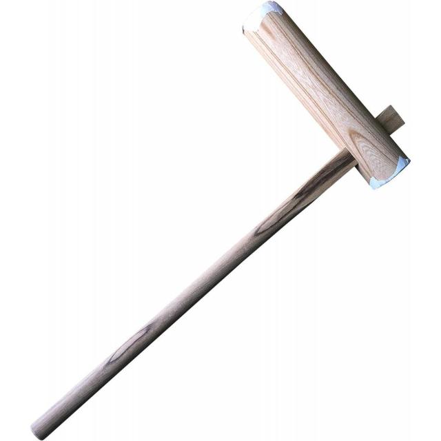 ナガノ産業 ケヤキ製 もちつきキネ SS Φ75×360 柄長800mm 園児・お子様向け 軽量 杵 餅つき お餅 お正月 幼稚園 保育園イベントの通販は 5,460円
