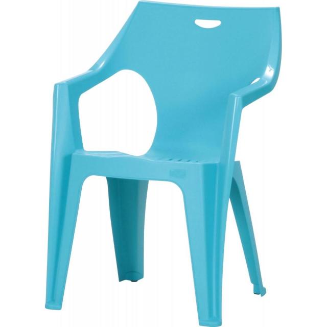 【I】 不二貿易 ガーデン プラスチック チェア アンジェロ ライトブルー 庭 屋外 使用 可能 ガーデンチェア いす 椅子 軽量の通販は