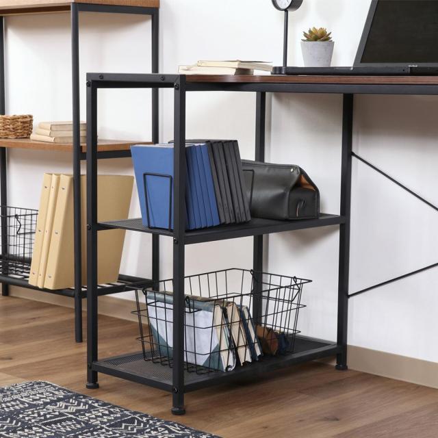 【I】不二貿易 左右組み換えコーナーデスク ルカ ブラウン FBC-1718　机 棚 PCデスク ワークデスク【北海道・沖縄・離島不可】【代引き不可】｜詳細画像