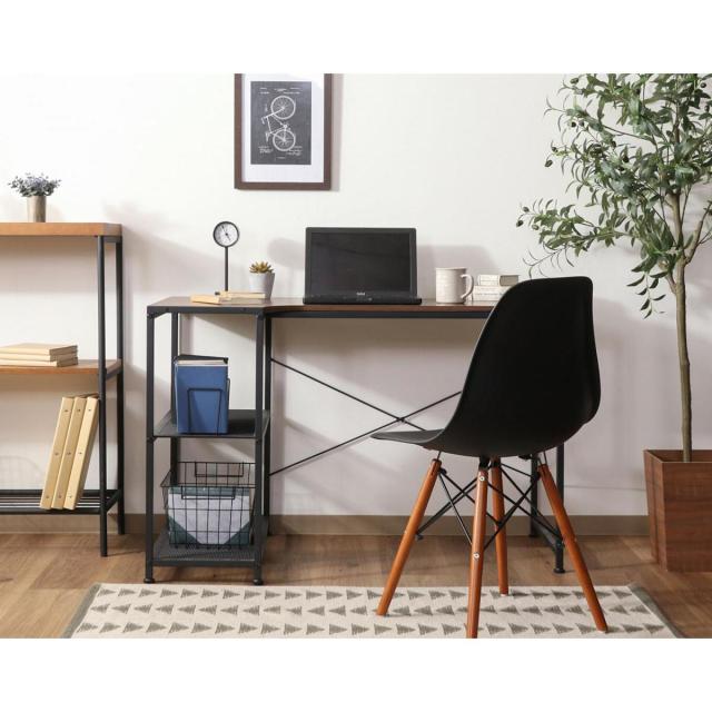 【I】不二貿易 左右組み換えコーナーデスク ルカ ブラウン FBC-1718　机 棚 PCデスク ワークデスク【北海道・沖縄・離島不可】【代引き不可】｜詳細画像