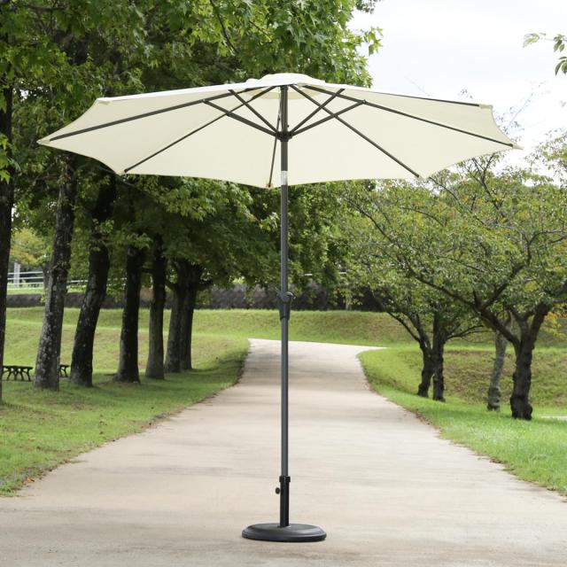 代引不可/パラソル 日よけ 幅265×奥行265×高さ245mm ナチュラル