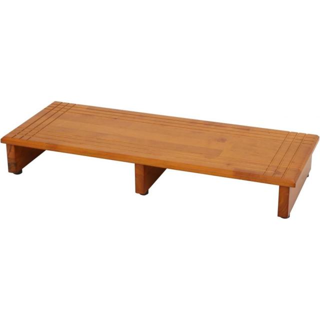 【i】不二貿易 玄関台 玄関 台 段差ステップ 幅90cm 天然木 88990 段差 昇降 木製 玄関 ステップ【代引不可/北海道・沖縄・離島不可】の通販は